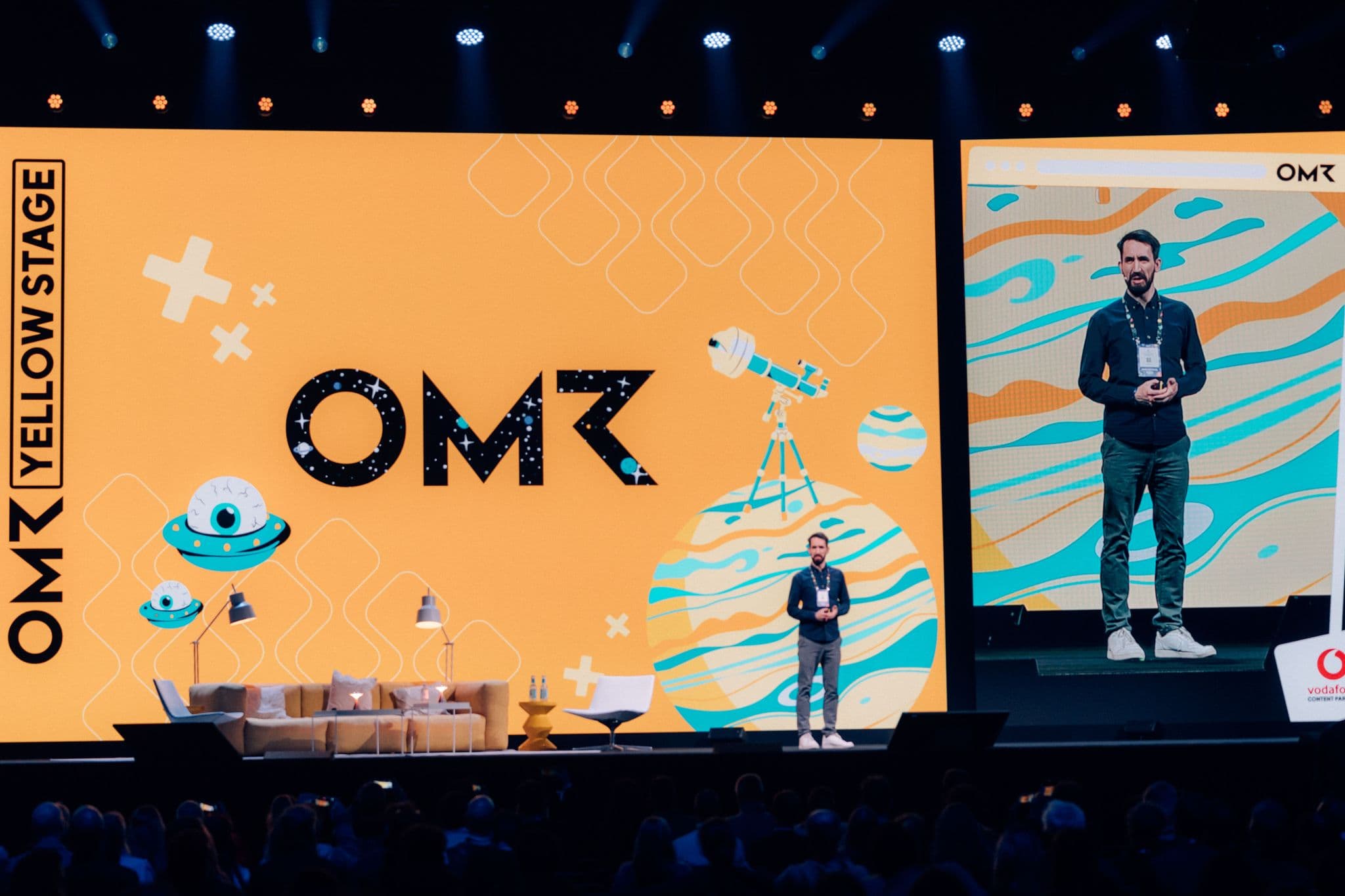 Jens Polomski auf der OMR Yellow Stage